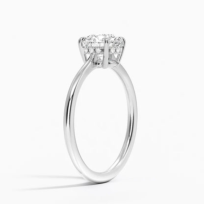 1.10 Hidden Halo Tasarım Tektaş Laboratuvar Pırlanta Yüzük - Tilora