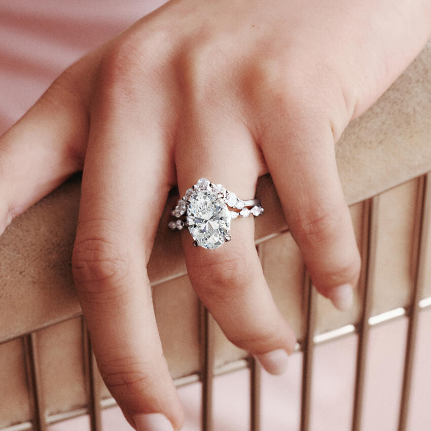 Tamam Tur 2,00 Karat DamlaKesim Laboratuvar Pırlanta Yüzük 18K - Bold Diamonds