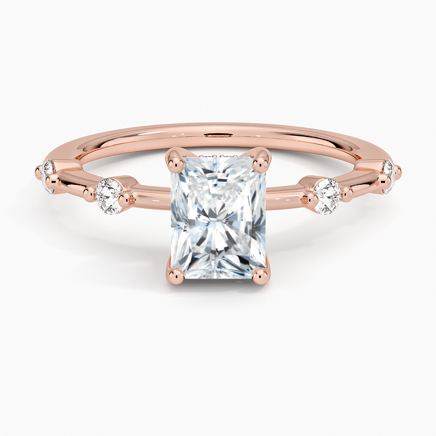 1.20 Radiant Kesim Hidden Halo Tasarım Tektaş Laboratuvar Pırlanta Yüzük - Zelora