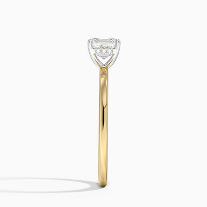 1.60 Carat Princess Halo Design Solitaire Lab Diamond Ring 18K - Florina 