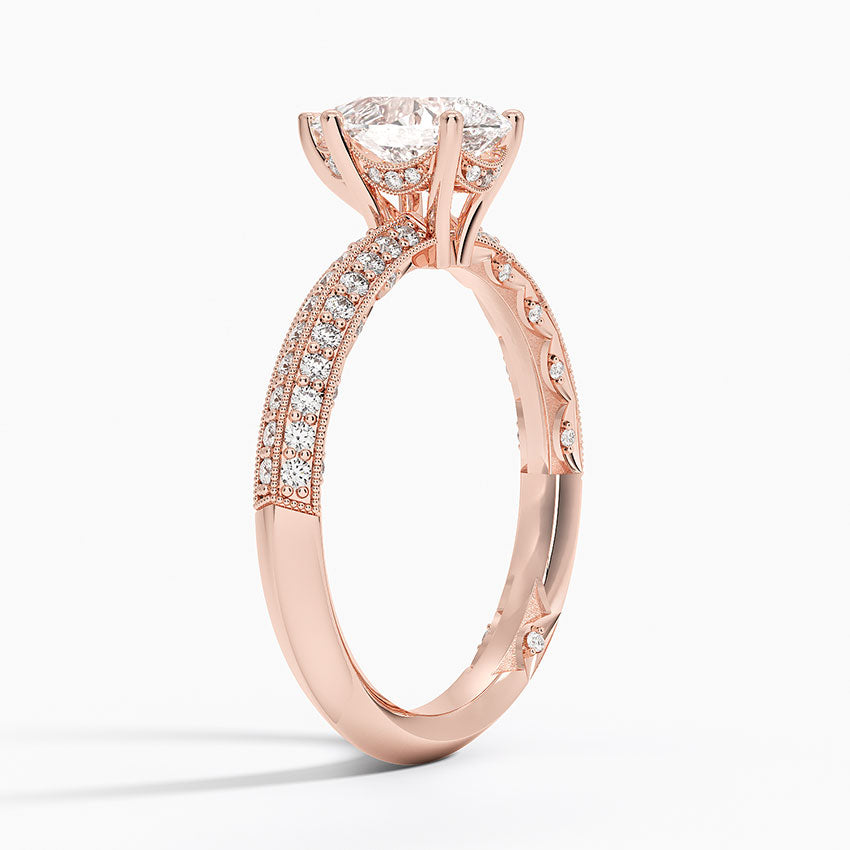 1.50 Damla Kesim Yarım Tur Tasarım Tektaş Laboratuvar Pırlanta Yüzük - Selara