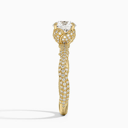 1.75 Hidden Halo Tasarım Tektaş Laboratuvar Pırlanta Yüzük- Filara