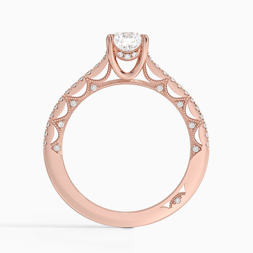 1.50 Cushion Kesim Halo Tasarım Tektaş Laboratuvar Pırlanta Yüzük - Nilara