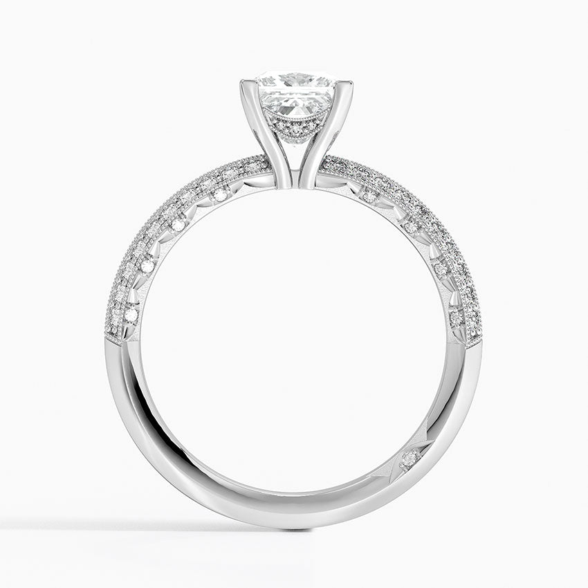 1.50 Prenses Kesim Yarım Tur Tasarım Tektaş Laboratuvar Pırlanta Yüzük - Selara