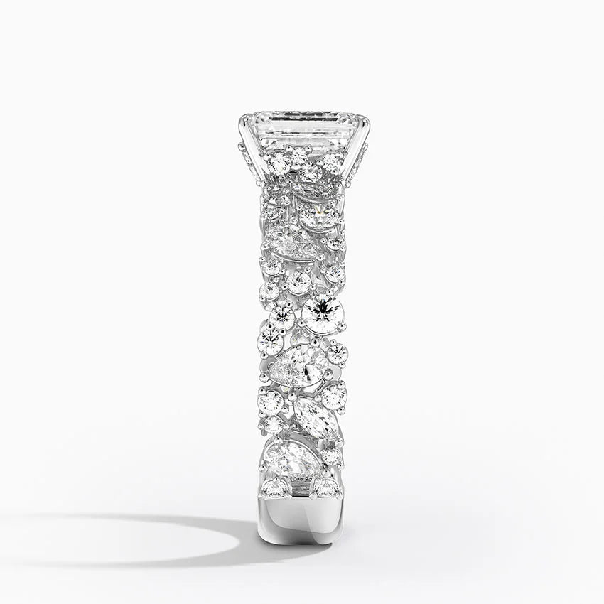 2.00 Emerald Kesim Özel Tasarım Tektaş Laboratuvar Pırlanta Yüzük  - Aylora