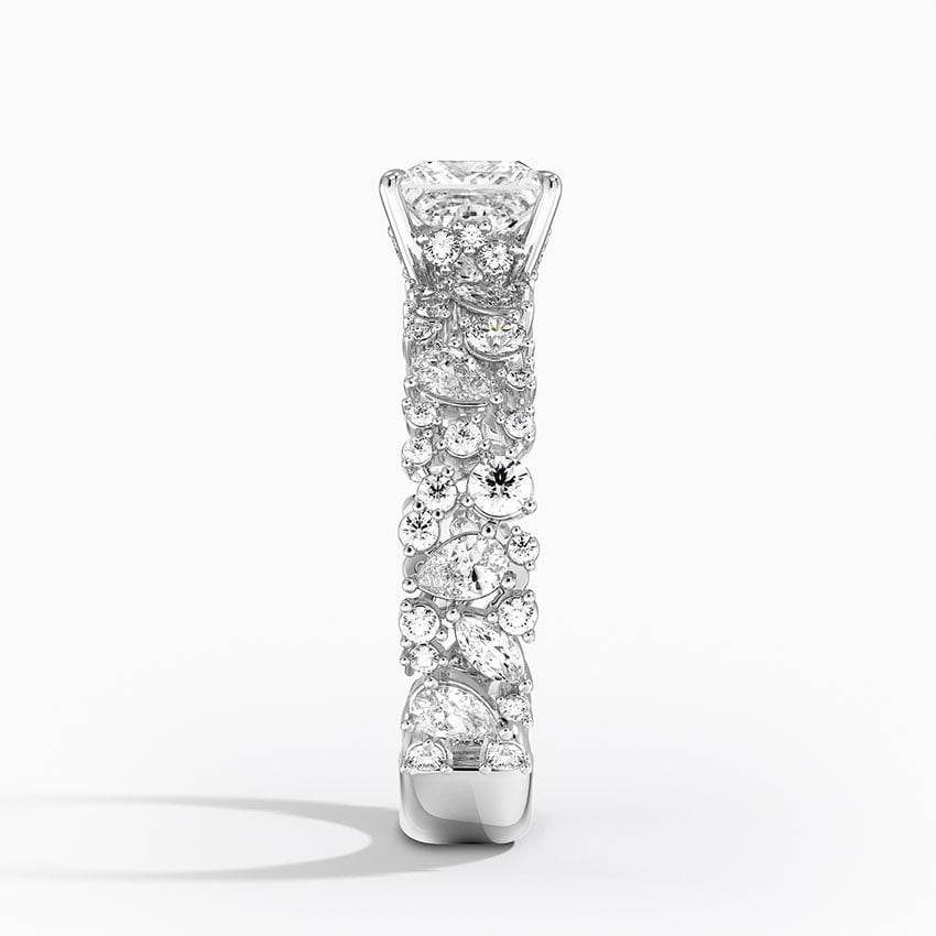 2.00 Prenses Kesim Özel Tasarım Tektaş Laboratuvar Pırlanta Yüzük - Aylora