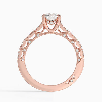 1.60 Carat Princess Halo Design Solitaire Lab Diamond Ring 18K - Florina 