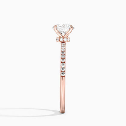 1.60 Carat Princess Halo Design Solitaire Lab Diamond Ring 18K - Florina 