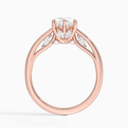 1.30 Damla Kesim Hidden Halo Tasarım Tektaş Laboratuvar Pırlanta Yüzük - Dalara