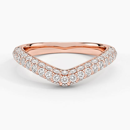 Tamamlayıcı 1,00 Karat Yuvarlak Kesim Laboratuvar Pırlanta Yüzük 18K - Bold Diamonds