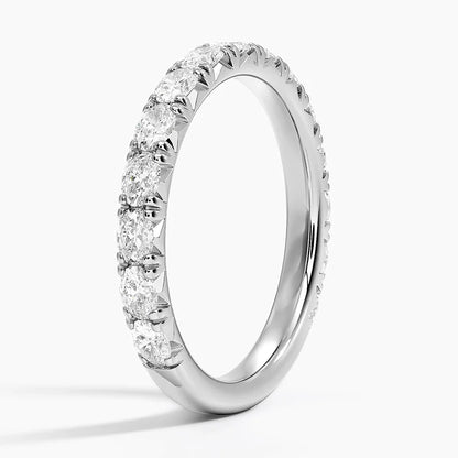 Tam Tur 1,00 Karat Oval Kesim Laboratuvar Pırlanta Yüzük 18K - Bold Diamonds