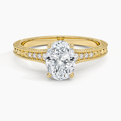 1.60 Carat Princess Halo Design Solitaire Lab Diamond Ring 18K - Florina 