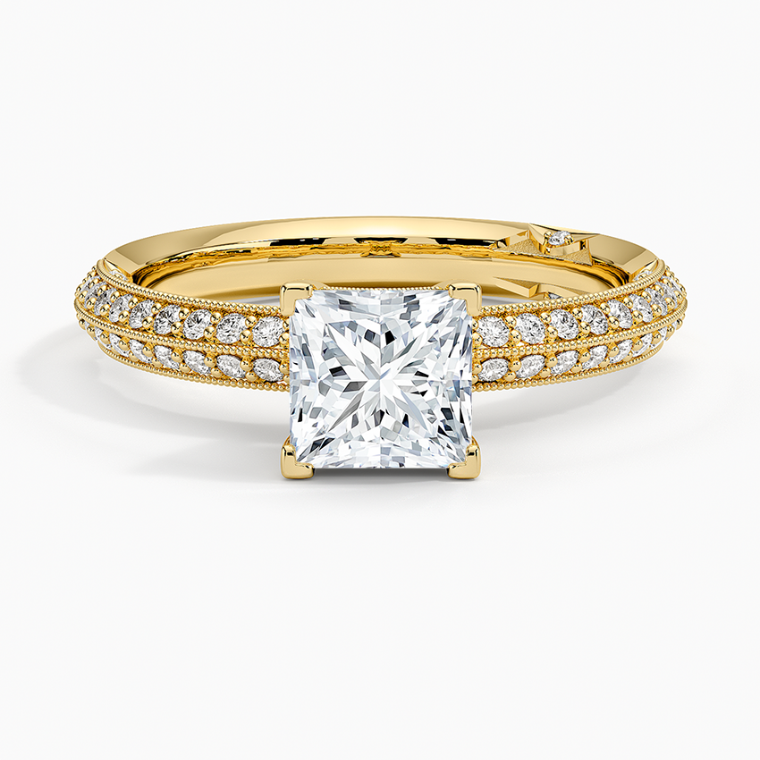 1.50 Prenses Kesim Yarım Tur Tasarım Tektaş Laboratuvar Pırlanta Yüzük - Selara