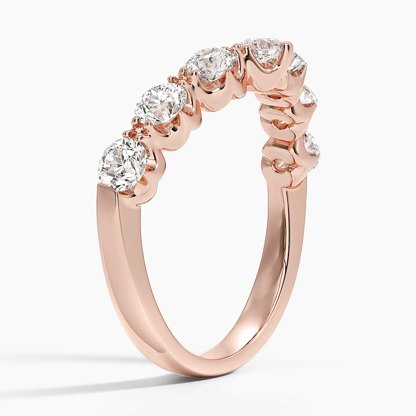 Tamamlayıcı 1,00 Karat Yuvarlak Kesim Laboratuvar Pırlanta Yüzük 18K - Bold Diamonds