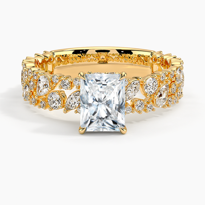 2.00 Radiant Kesim Özel Tasarım Tektaş Laboratuvar Pırlanta Yüzük - Aylora