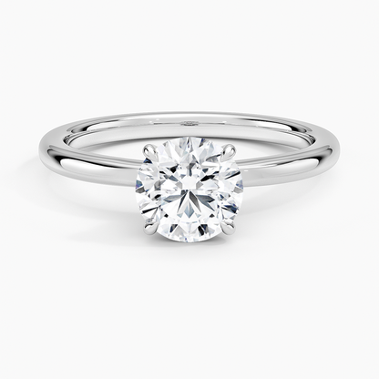 1.15 Hidden Halo Tasarım Tektaş Laboratuvar Pırlanta Yüzük - Vilora