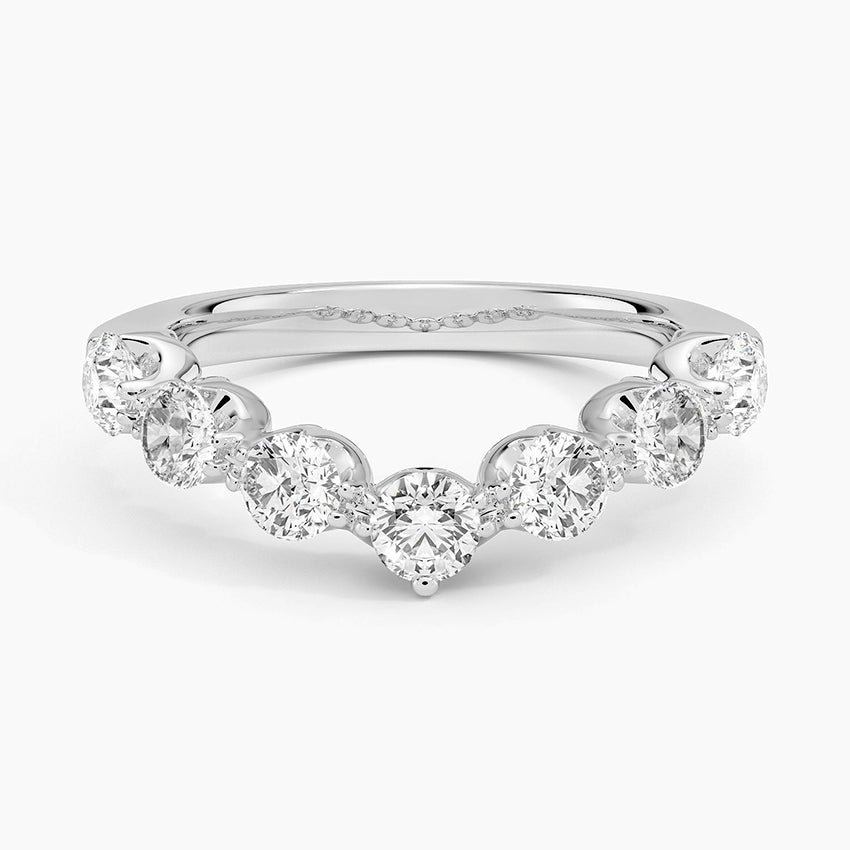 Tamamlayıcı 1,00 Karat Yuvarlak Kesim Laboratuvar Pırlanta Yüzük 18K - Bold Diamonds