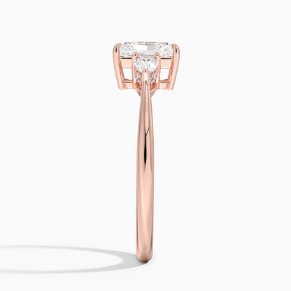 1.60 Carat Princess Halo Design Solitaire Lab Diamond Ring 18K - Florina 