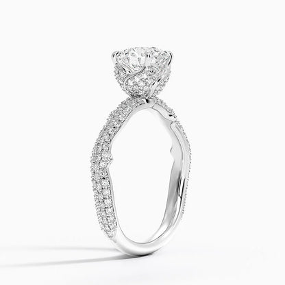 1.75 Hidden Halo Tasarım Tektaş Laboratuvar Pırlanta Yüzük- Filara