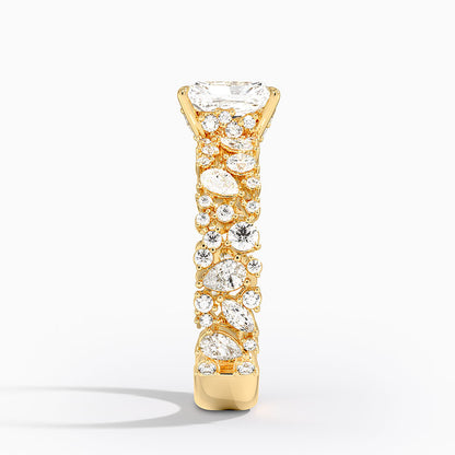 2.00 Radiant Kesim Özel Tasarım Tektaş Laboratuvar Pırlanta Yüzük - Aylora