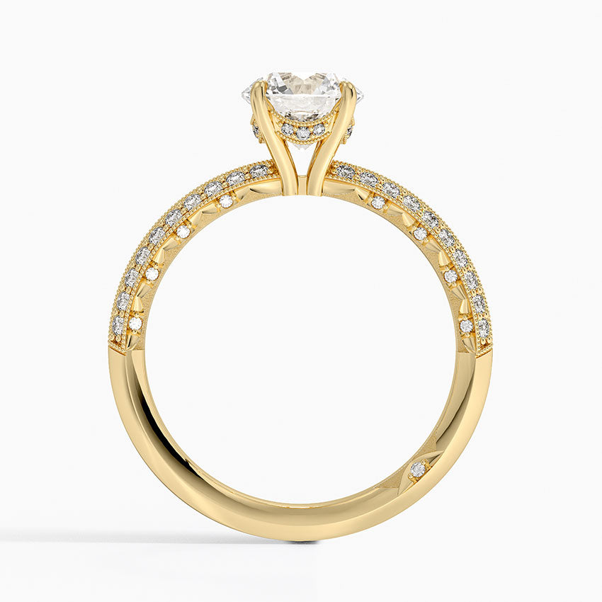 1.50 Yarım Tur Tasarım Tektaş Laboratuvar Pırlanta Yüzük - Selara