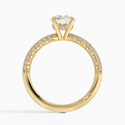 1.50 Yarım Tur Tasarım Tektaş Laboratuvar Pırlanta Yüzük - Selara