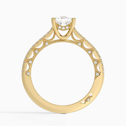 1.50 Prenses Kesim Halo Tasarım Tektaş Laboratuvar Pırlanta Yüzük - Nilara