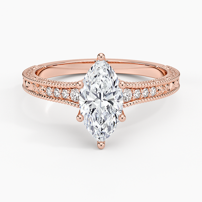 1.60 Carat Princess Halo Design Solitaire Lab Diamond Ring 18K - Florina 