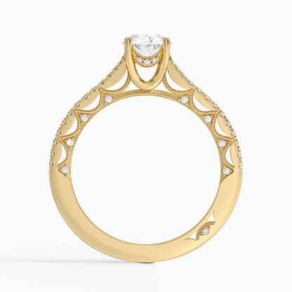 1.50 Oval Kesim Halo Tasarım Tektaş Laboratuvar Pırlanta Yüzük - Nilara