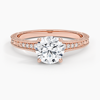 1.60 Carat Princess Halo Design Solitaire Lab Diamond Ring 18K - Florina 