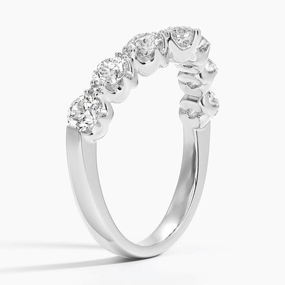 Tamamlayıcı 1,00 Karat Yuvarlak Kesim Laboratuvar Pırlanta Yüzük 18K - Bold Diamonds