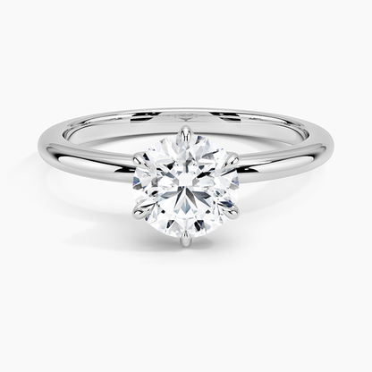 1.10 Hidden Halo Tasarım Tektaş Laboratuvar Pırlanta Yüzük - Eylora