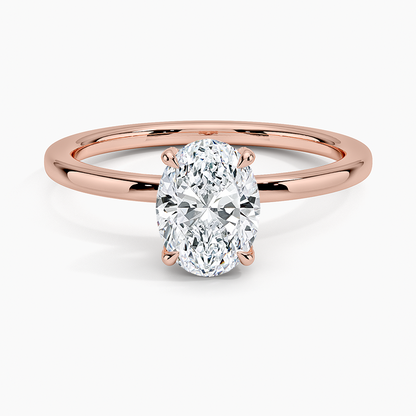 1.60 Carat Princess Halo Design Solitaire Lab Diamond Ring 18K - Florina 