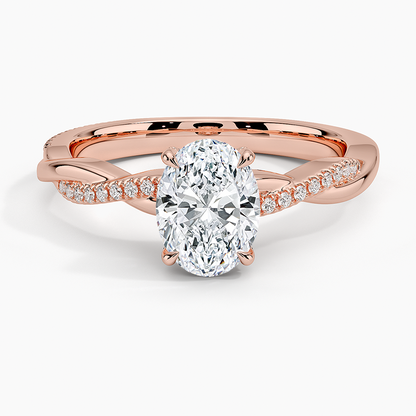 1.60 Carat Princess Halo Design Solitaire Lab Diamond Ring 18K - Florina 