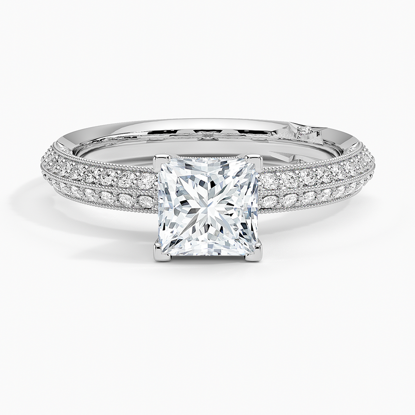 1.50 Prenses Kesim Yarım Tur Tasarım Tektaş Laboratuvar Pırlanta Yüzük - Selara