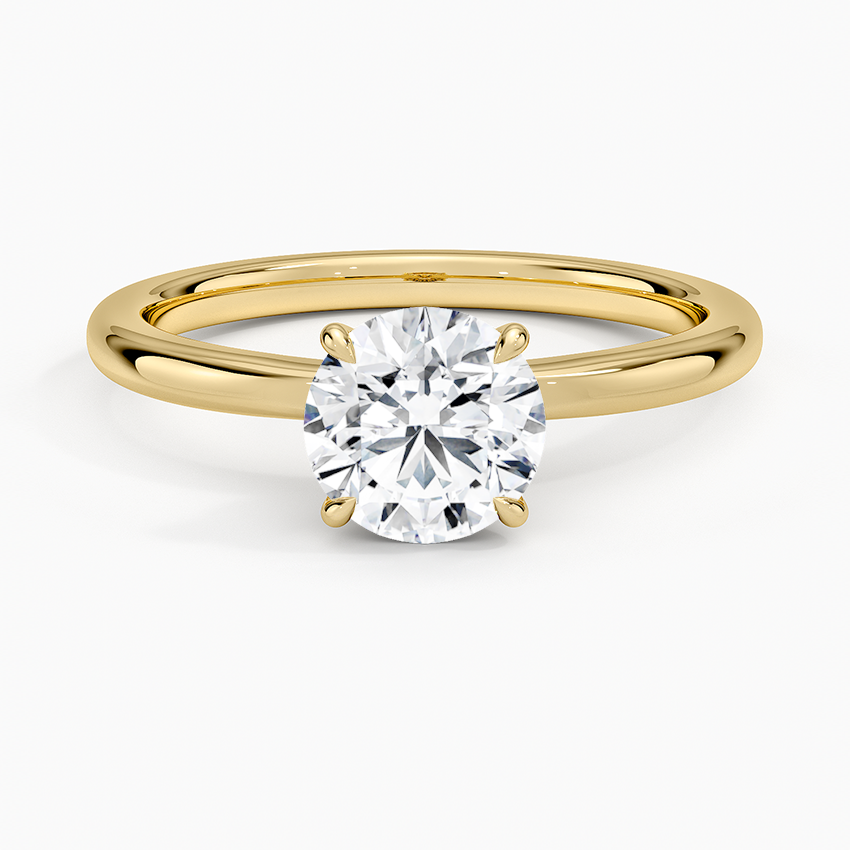 1.15 Hidden Halo Tasarım Tektaş Laboratuvar Pırlanta Yüzük - Vilora