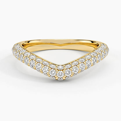Tamamlayıcı 1,00 Karat Yuvarlak Kesim Laboratuvar Pırlanta Yüzük 18K - Bold Diamonds