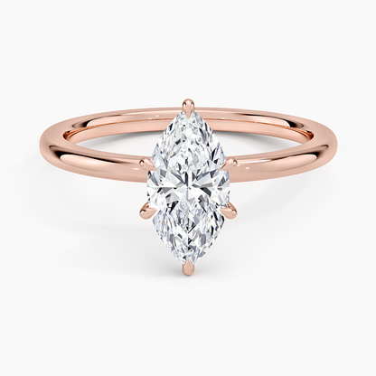 1.60 Carat Princess Halo Design Solitaire Lab Diamond Ring 18K - Florina 