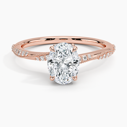 1.60 Carat Princess Halo Design Solitaire Lab Diamond Ring 18K - Florina 