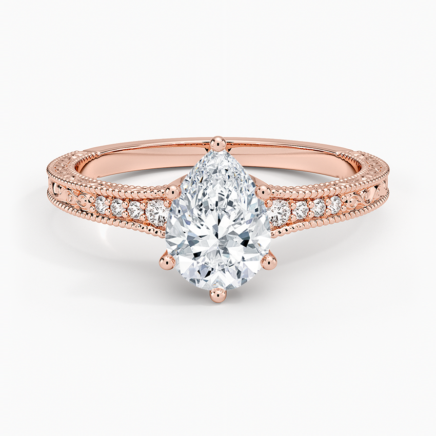 1.60 Carat Princess Halo Design Solitaire Lab Diamond Ring 18K - Florina 