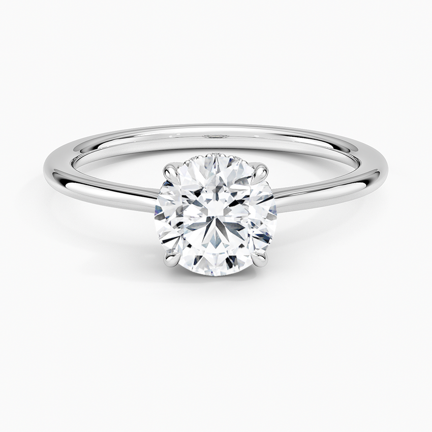 1.10 Hidden Halo Tasarım Tektaş Laboratuvar Pırlanta Yüzük - Tilora