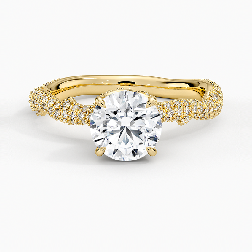 1.75 Hidden Halo Tasarım Tektaş Laboratuvar Pırlanta Yüzük- Filara