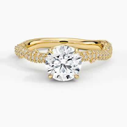 1.75 Hidden Halo Tasarım Tektaş Laboratuvar Pırlanta Yüzük- Filara