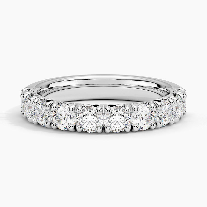 Yarım Tur 1.50 Karat Yuvarlak Kesim Laboratuvar Pırlanta Yüzük 18K - Bold Diamonds