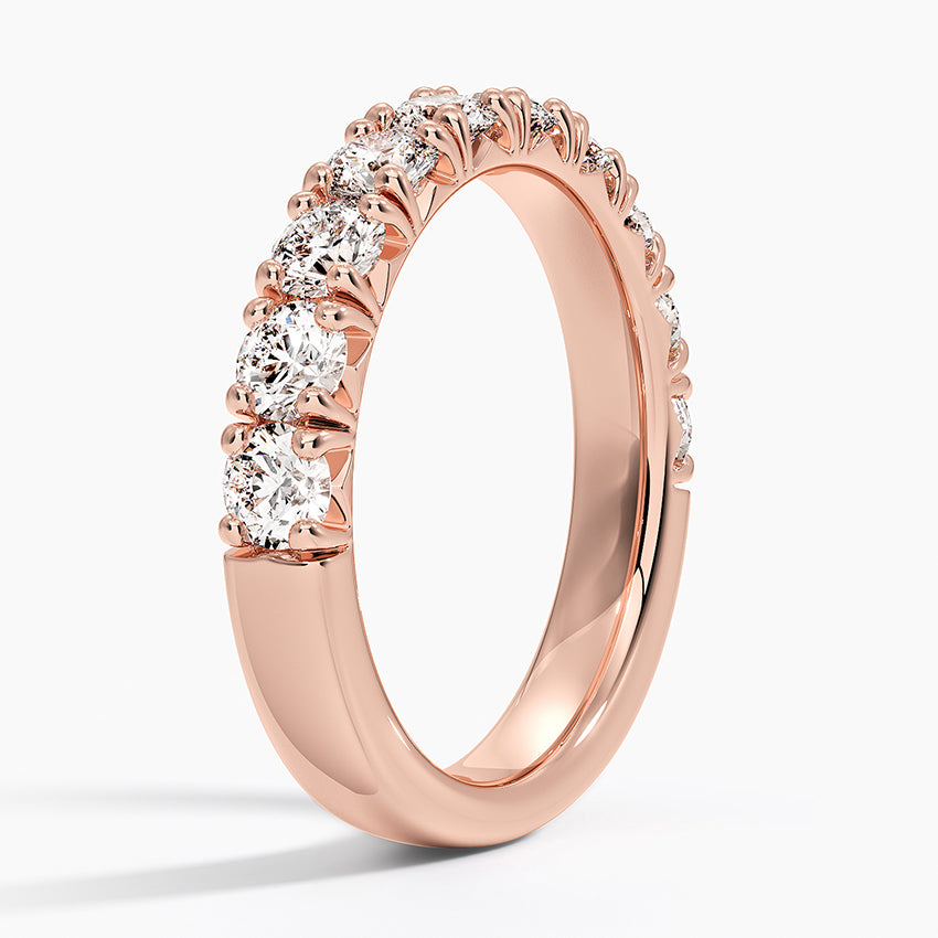 Yarım Tur 1.50 Karat Yuvarlak Kesim Laboratuvar Pırlanta Yüzük 18K - Bold Diamonds