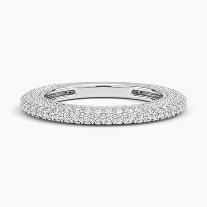 Tam Tur 1,50 Karat Yuvarlak Kesim Laboratuvar Pırlanta Yüzük 18K - Bold Diamonds