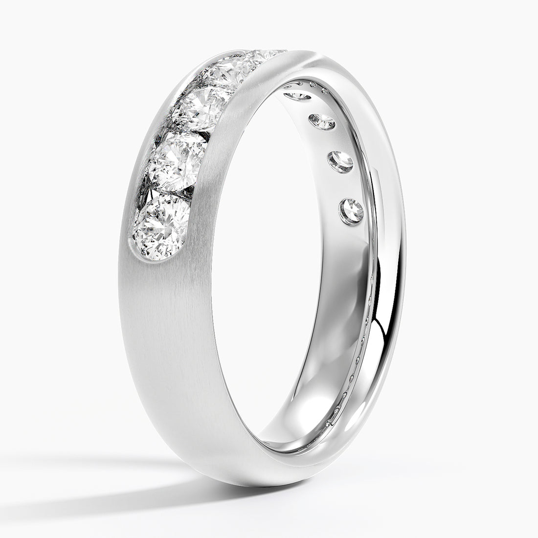 Yarım Tur 1,50 Karat Yuvarlak Kesim Laboratuvar Pırlanta Yüzük 18K - Bold Diamonds