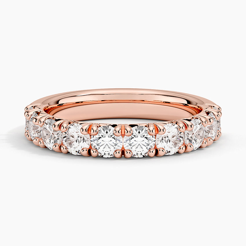 Yarım Tur 1.50 Karat Yuvarlak Kesim Laboratuvar Pırlanta Yüzük 18K - Bold Diamonds