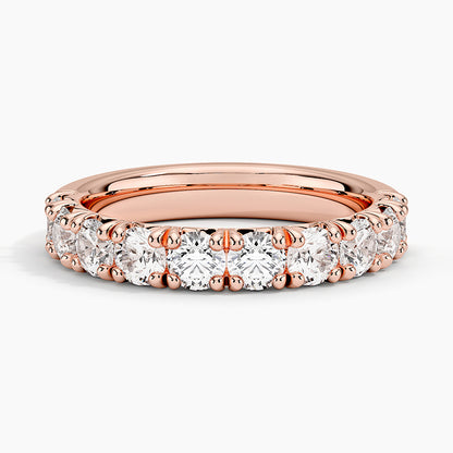 Yarım Tur 1.50 Karat Yuvarlak Kesim Laboratuvar Pırlanta Yüzük 18K - Bold Diamonds