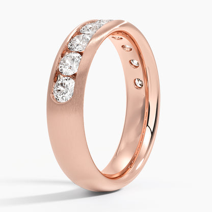 Yarım Tur 1,50 Karat Yuvarlak Kesim Laboratuvar Pırlanta Yüzük 18K - Bold Diamonds